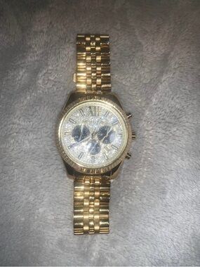 Michael Kors Lexington Chronograph Men’s Watch Gold